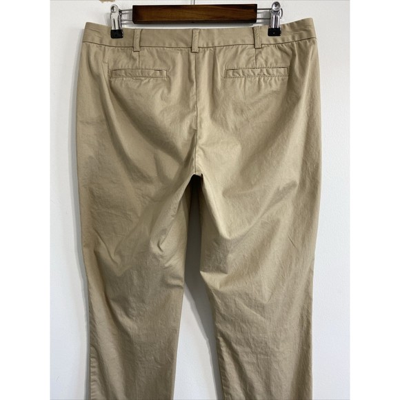 Michael Kors Pants Women's 8 Khaki Beige Twill Chino Career Uniform Work - Picture 5 of 11